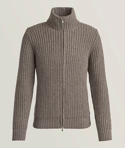 Heavy Gauge Full-Zip Sweater