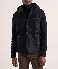 Super Geelong Wool & Flannel Cardigan