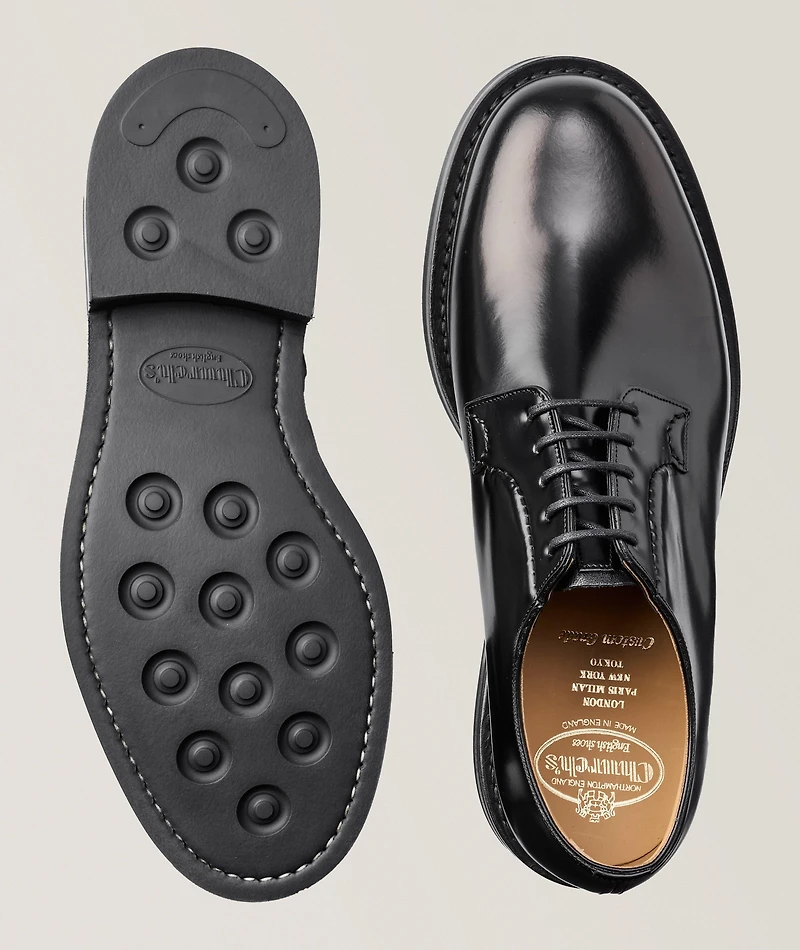 Shannon Polished Leather Derbies
