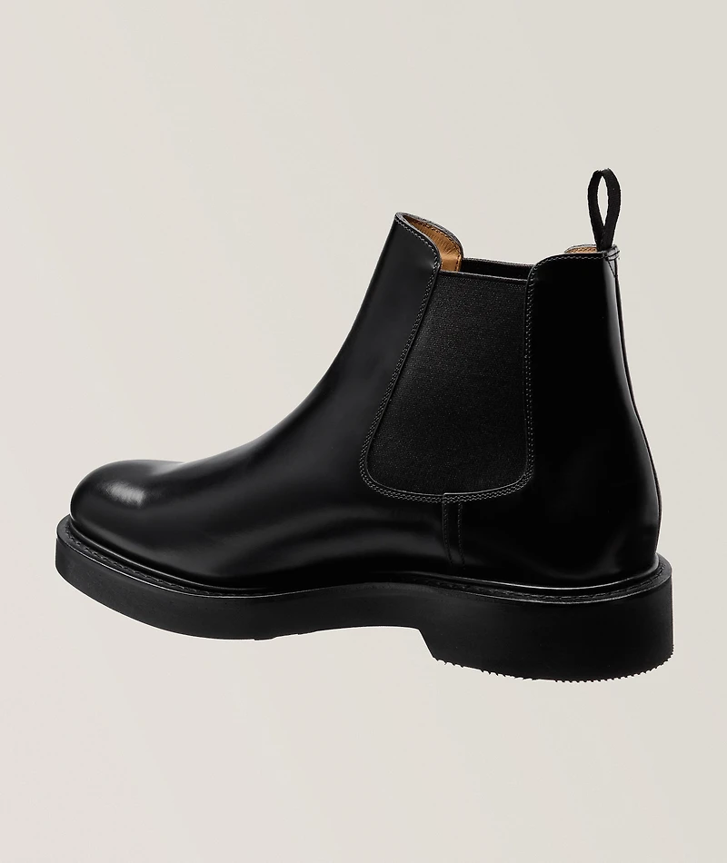 Leicester Polished Leather Chelsea Boots