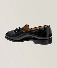 Kingsley Tassel Polished Leather Loafers