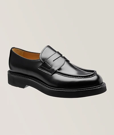 Lynton Polished Leather Penny Loafers
