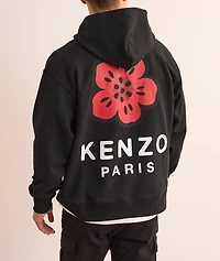Large Boke Stretch-Cotton Hooded Sweater
