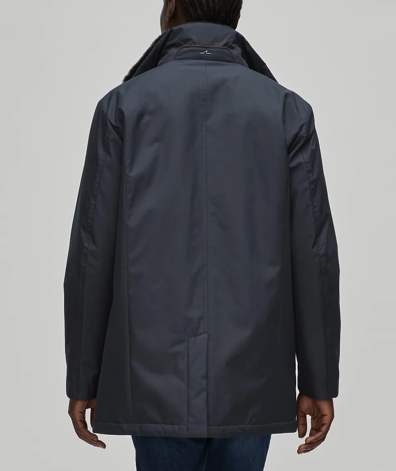 Padded Fur Trim Parka