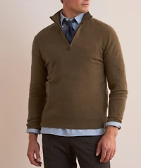 Wool Quarter-Zip Sweater