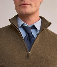 Wool Quarter-Zip Sweater