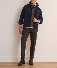 Wool Quarter-Zip Sweater