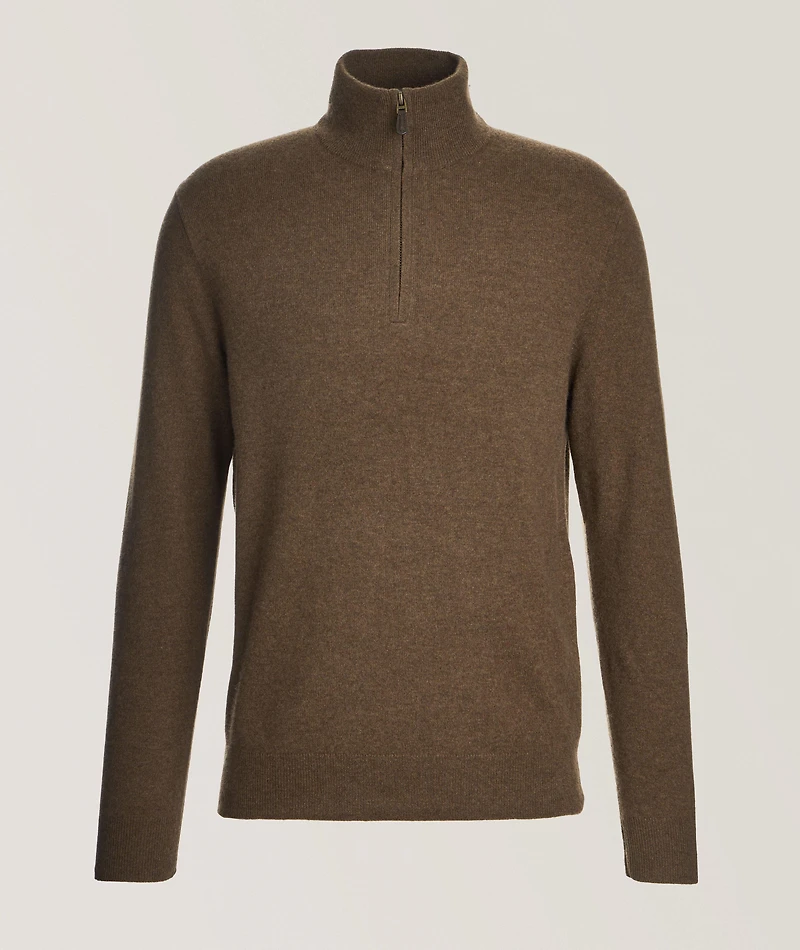Wool Quarter-Zip Sweater