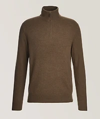 Wool Quarter-Zip Sweater