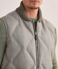 Herringbone Quilted Puffer Vest