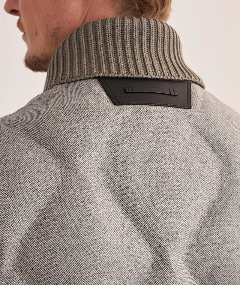 Herringbone Quilted Puffer Vest