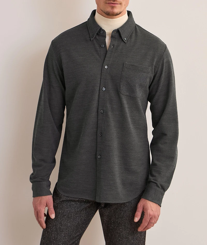 Scritto Wool-Silk Shirt
