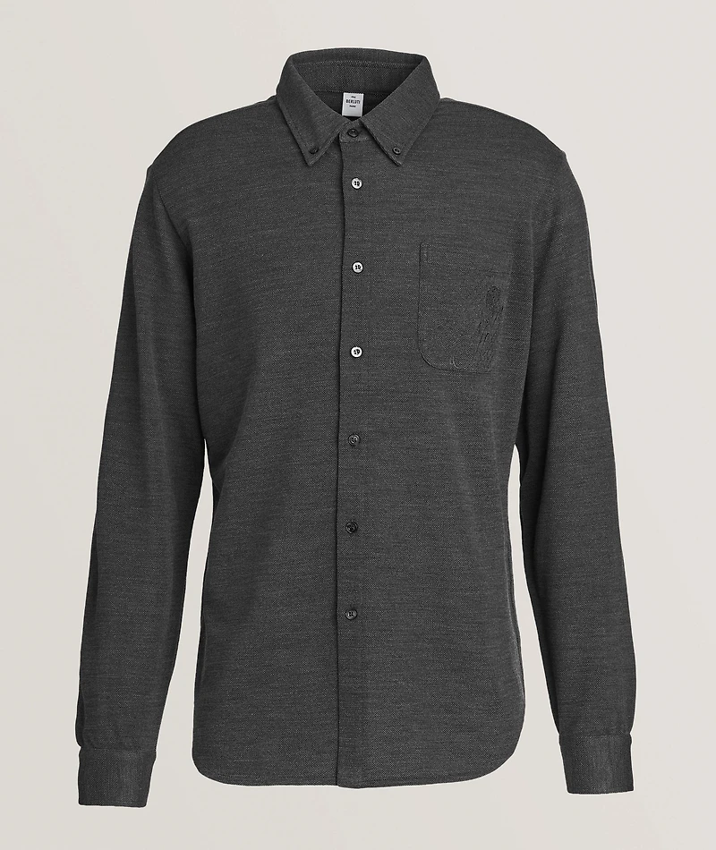 Scritto Wool-Silk Shirt