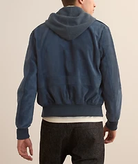 Lambskin-Suede Flight Jacket