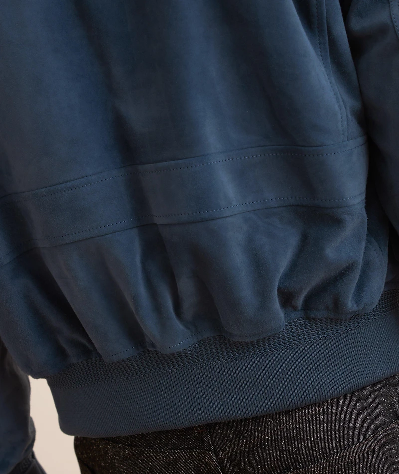 Lambskin-Suede Flight Jacket