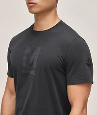 Cotton Flocked Logo T-Shirt