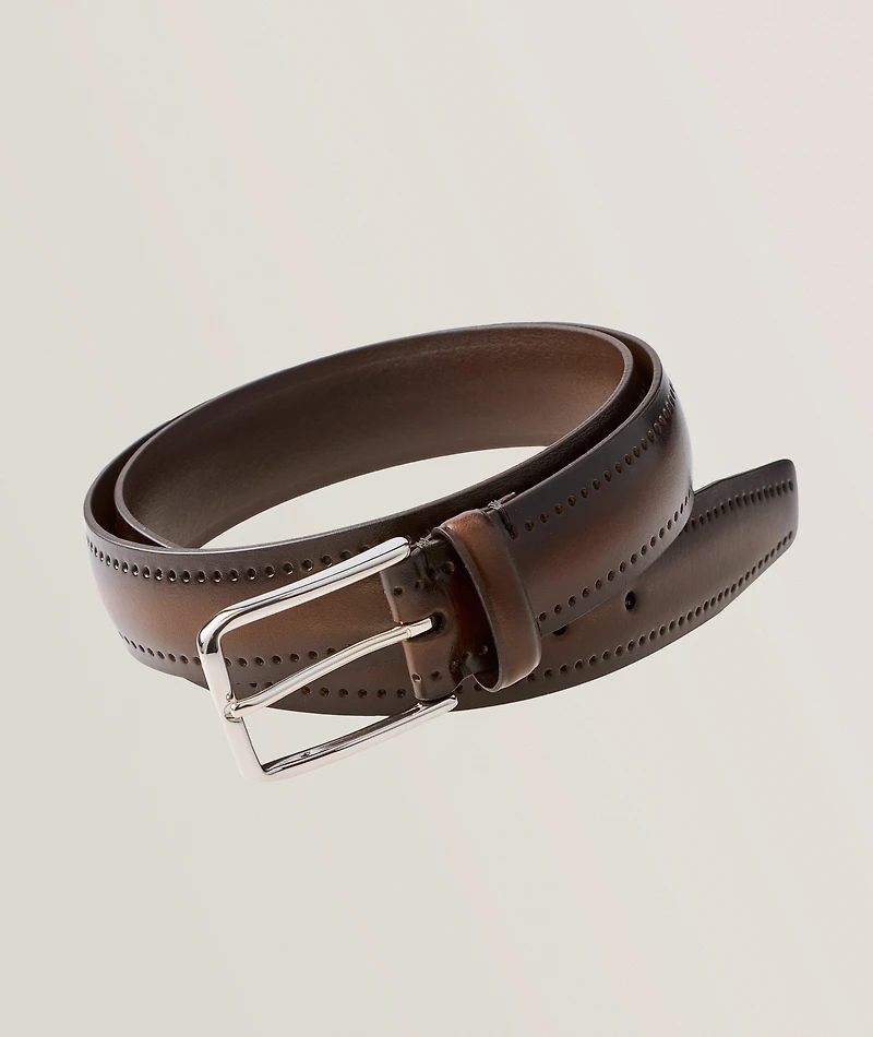 Smooth Calf Leather Belt
