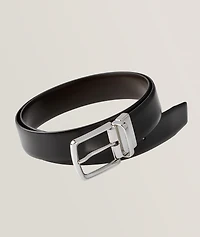 Reversible Smooth Calf Leather Belt