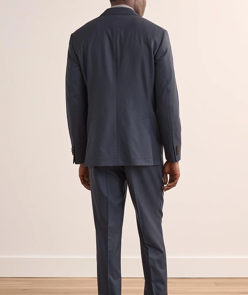 Tonal Micro-Houndstooth Virgin Wool Suit