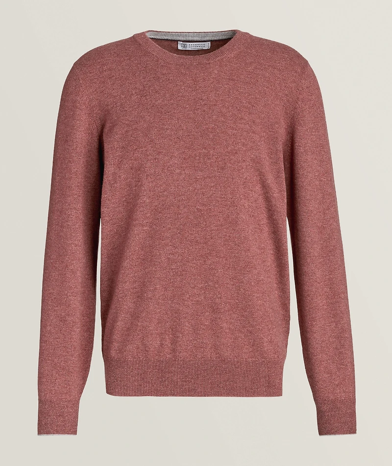 Mini Herringbone Cashmere Sweater