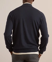 Wool-Cashmere Full-Zip Sweater