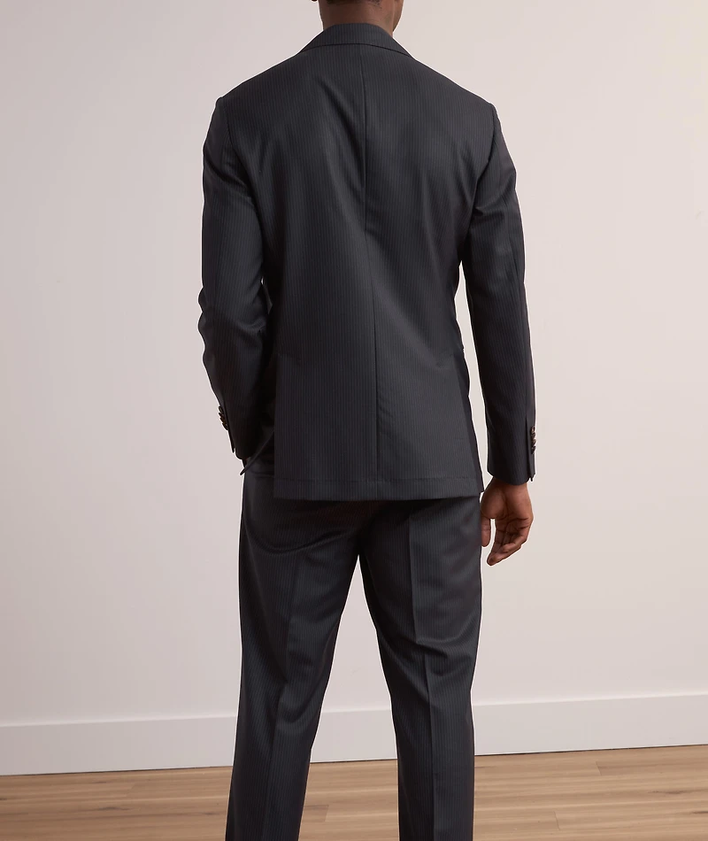 Pinstripe Virgin Wool Suit