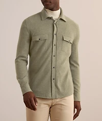 Wool-Cashmere Western Overshirt