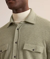 Wool-Cashmere Western Overshirt