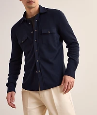 Western Wool-Cashmere-Silk Overshirt