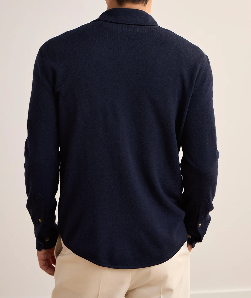 Western Wool-Cashmere-Silk Overshirt