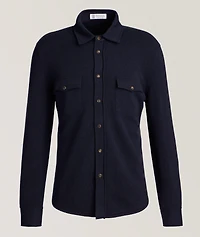 Western Wool-Cashmere-Silk Overshirt