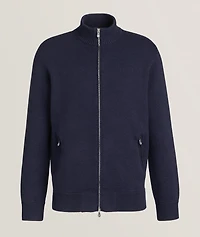 Wool, Cashmere & Silk Bomber