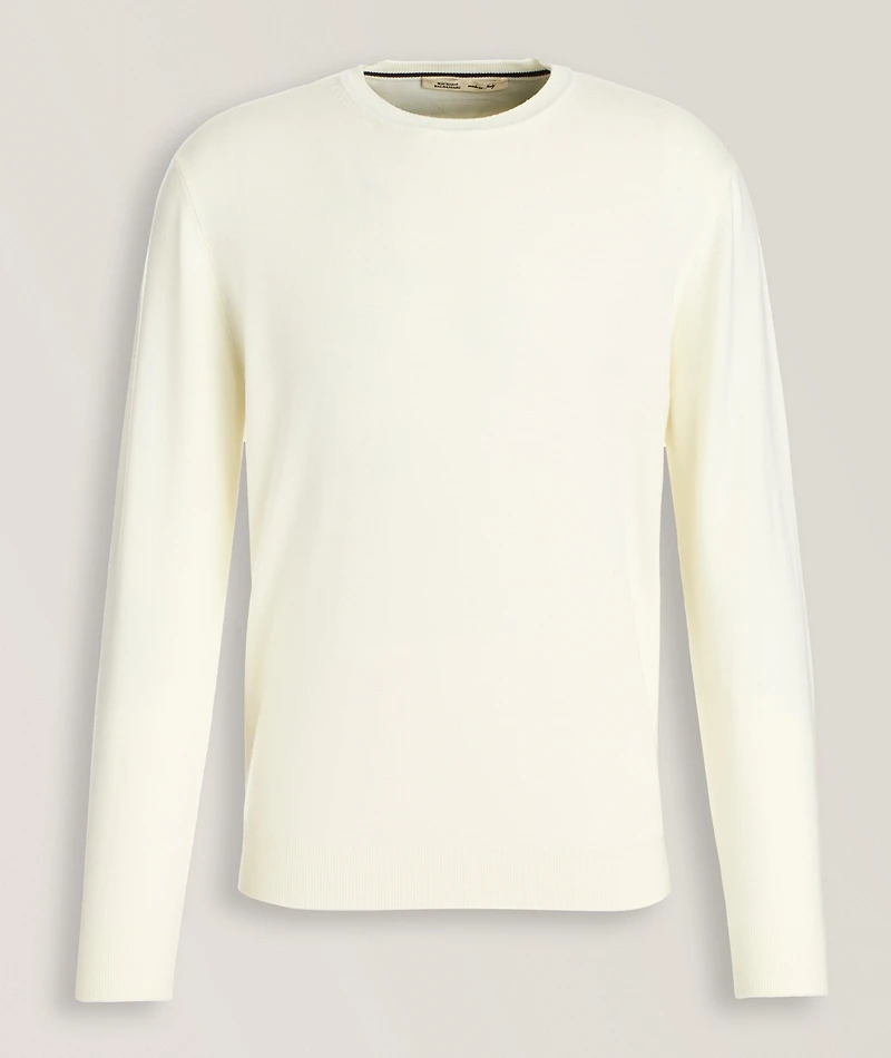 Virgin Wool Garment Dyed Sweater