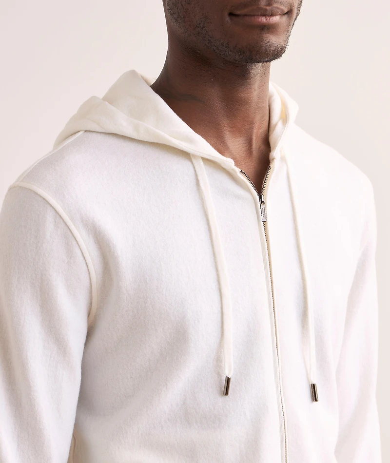 Virgin Wool Hooded Sweater