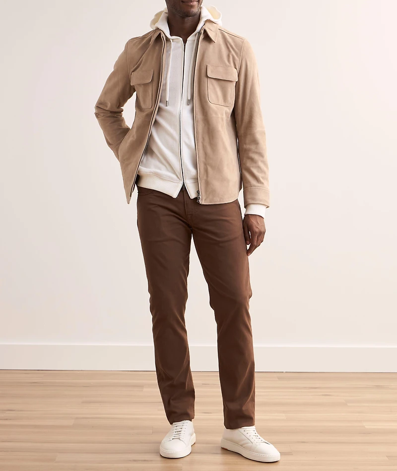 Virgin Wool Hooded Sweater