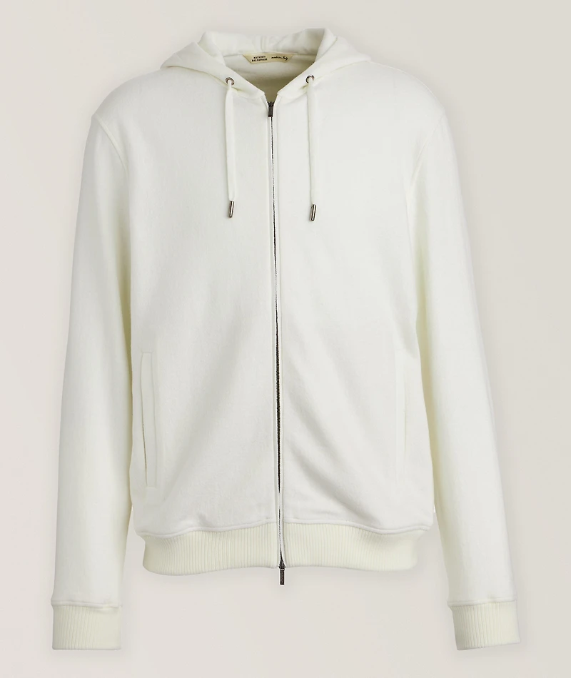 Virgin Wool Hooded Sweater