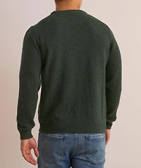 Mouliné Wool-Blend Crewneck Sweater
