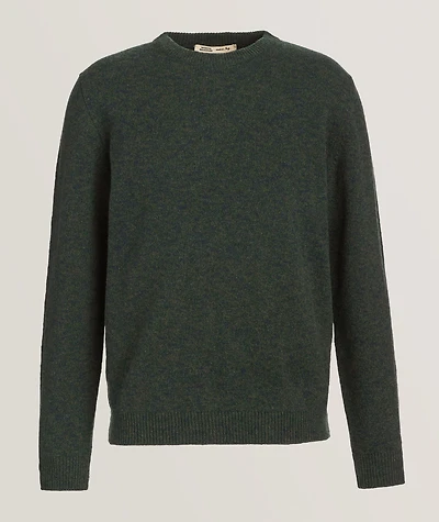 Mouliné Wool-Blend Crewneck Sweater
