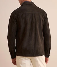 Suede Leather Overshirt