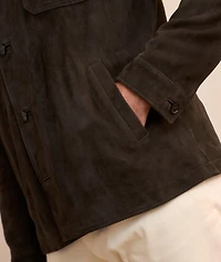Suede Leather Overshirt