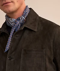 Suede Leather Overshirt