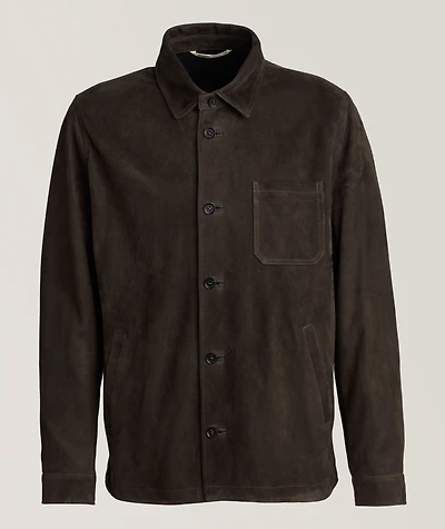 Suede Leather Overshirt