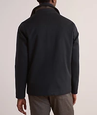 Insert Virgin Wool-Blend Carcoat