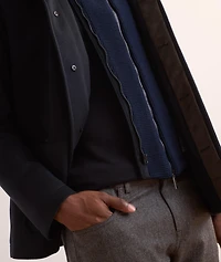 Insert Virgin Wool-Blend Carcoat