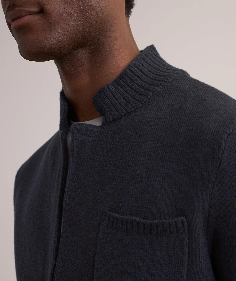 Brera Virgin Wool-Blend Cardigan