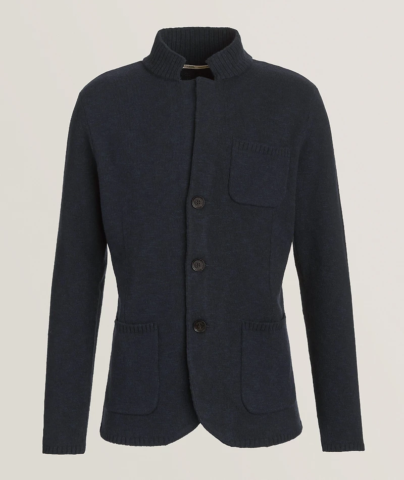 Brera Virgin Wool-Blend Cardigan