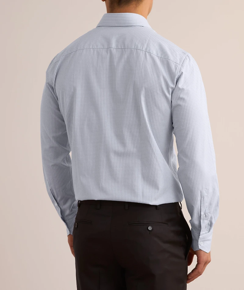 Mini Check Cotton Sport Shirt