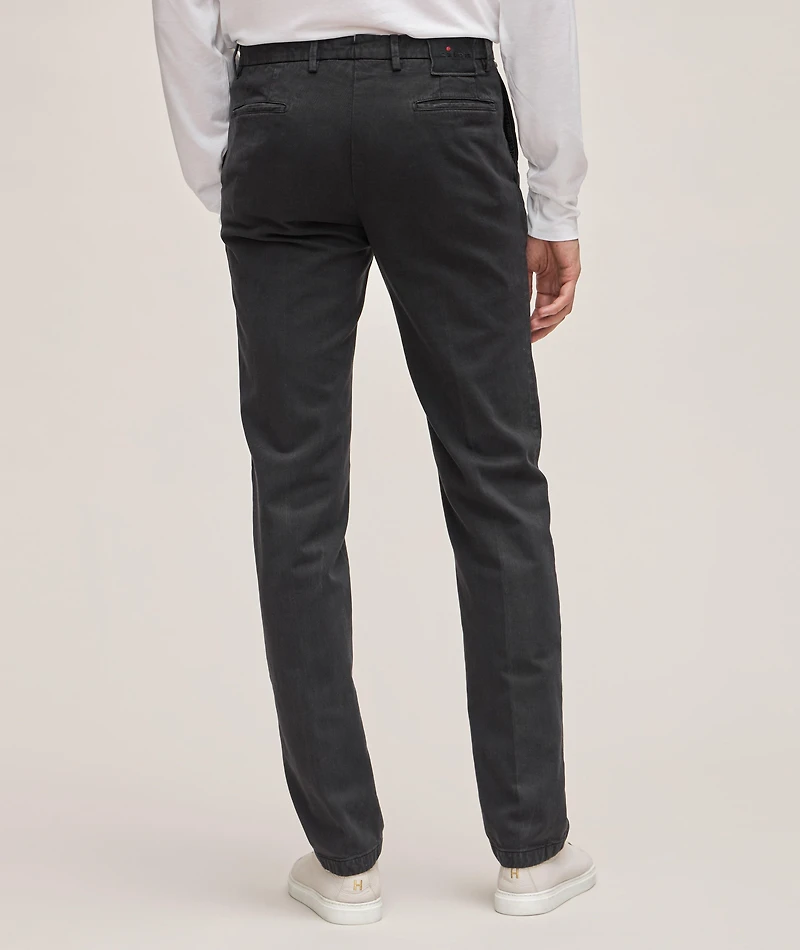 Cotton-Blend Classic Sports Trousers