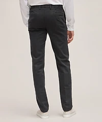 Cotton-Blend Classic Sports Trousers