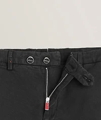 Cotton-Blend Classic Sports Trousers
